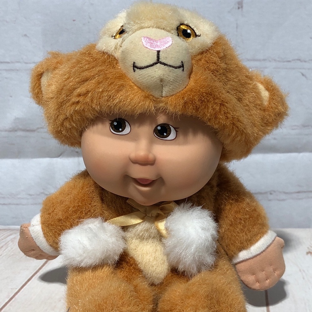 Cabbage Patch Kids Monkey Snugglie Plush Xavier Roberts 2008 25th Anniversary